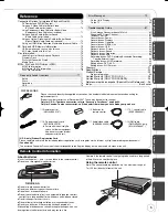 Preview for 5 page of Panasonic DMREZ485V - DVD RECORDER - MULTI LANGUAGE Operating Instructions Manual