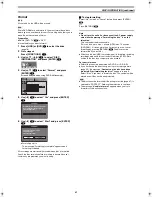 Preview for 41 page of Panasonic DMRHS2 - DVD RECORD.W/HD DRIV Operating Instructions Manual