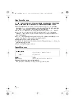 Preview for 6 page of Panasonic DMW-AC7 Operating Instructions Manual