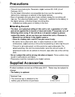 Preview for 5 page of Panasonic DMW-BGGH5 Operating Instructions Manual