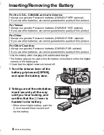 Preview for 8 page of Panasonic DMW-BGGH5 Operating Instructions Manual