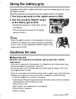 Preview for 11 page of Panasonic DMW-BGGH5 Operating Instructions Manual