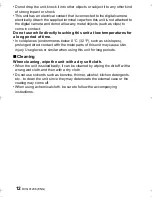 Preview for 12 page of Panasonic DMW-BGGH5 Operating Instructions Manual