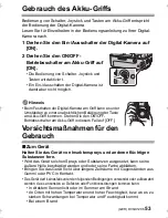 Preview for 53 page of Panasonic DMW-BGGH5 Operating Instructions Manual