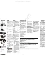 Предварительный просмотр 1 страницы Panasonic DMW-DCC12 Operating Instructions