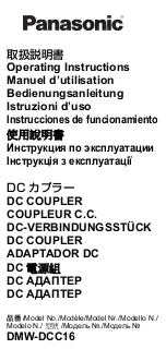 Panasonic DMW-DCC16 User Manual preview