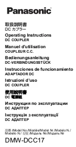 Panasonic DMW-DCC17 User Manual preview