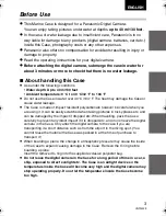 Preview for 3 page of Panasonic DMW-MCTZ20E Operating Instructions Manual