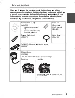 Предварительный просмотр 5 страницы Panasonic DMW-MCTZ35 Operating Instructions Manual