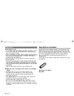 Предварительный просмотр 4 страницы Panasonic DMW-MS1 - External Microphone For GH1 Operating Instructions Manual