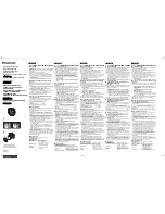 Panasonic DMWLWA52 Operating Instructions preview