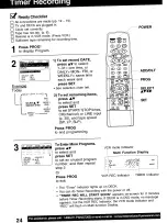 Preview for 24 page of Panasonic Double feature OmniVision VHS PV-D4742 Operating Instructions Manual