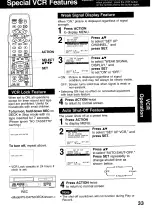 Preview for 33 page of Panasonic Double feature OmniVision VHS PV-D4742 Operating Instructions Manual