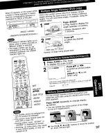 Preview for 37 page of Panasonic Double feature OmniVision VHS PV-D4742 Operating Instructions Manual