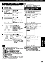 Preview for 39 page of Panasonic Double feature OmniVision VHS PV-D4742 Operating Instructions Manual