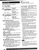 Preview for 46 page of Panasonic Double feature OmniVision VHS PV-D4742 Operating Instructions Manual