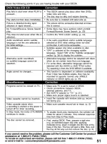 Preview for 51 page of Panasonic Double feature OmniVision VHS PV-D4742 Operating Instructions Manual