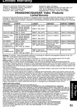 Preview for 53 page of Panasonic Double feature OmniVision VHS PV-D4742 Operating Instructions Manual