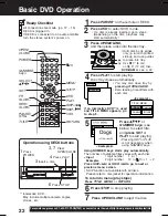 Предварительный просмотр 22 страницы Panasonic DoubleFeature PV-D4734S Operating Instructions Manual