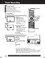 Предварительный просмотр 24 страницы Panasonic DoubleFeature PV-D4734S Operating Instructions Manual