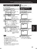 Предварительный просмотр 39 страницы Panasonic DoubleFeature PV-D4734S Operating Instructions Manual