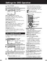 Предварительный просмотр 52 страницы Panasonic DoubleFeature PV-D4734S Operating Instructions Manual