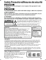 Preview for 3 page of Panasonic DoubleFeature PV-D4744 Operating Instructions Manual