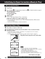 Preview for 16 page of Panasonic DoubleFeature PV-D4744 Operating Instructions Manual