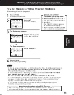 Preview for 25 page of Panasonic DoubleFeature PV-D4744 Operating Instructions Manual