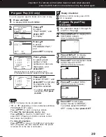 Preview for 39 page of Panasonic DoubleFeature PV-D4744 Operating Instructions Manual