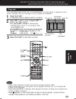 Preview for 43 page of Panasonic DoubleFeature PV-D4744 Operating Instructions Manual