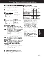 Preview for 53 page of Panasonic DoubleFeature PV-D4744 Operating Instructions Manual