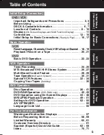 Preview for 5 page of Panasonic DoubleFeature PV-D4754S Operating Instructions Manual