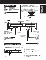 Preview for 9 page of Panasonic DoubleFeature PV-D4754S Operating Instructions Manual