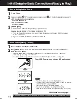Preview for 16 page of Panasonic DoubleFeature PV-D4754S Operating Instructions Manual