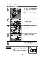 Предварительный просмотр 9 страницы Panasonic DP-130 Series Setup Procedure