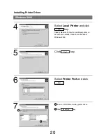 Предварительный просмотр 20 страницы Panasonic DP-130 Series Setup Procedure