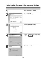 Предварительный просмотр 24 страницы Panasonic DP-130 Series Setup Procedure