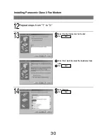 Предварительный просмотр 30 страницы Panasonic DP-130 Series Setup Procedure