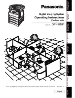 Panasonic DP-1810F Operating Instructions Manual предпросмотр