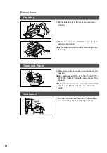 Preview for 8 page of Panasonic DP-1810P Copier Manual