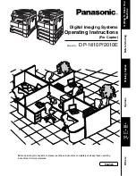 Panasonic DP-2010E Operating Instructions Manual предпросмотр