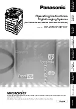 Panasonic DP-8020E Operating Instructions Manual предпросмотр