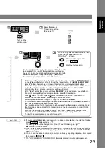 Предварительный просмотр 23 страницы Panasonic DP-8020E Operating Instructions Manual