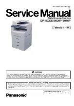 Panasonic DP-8020E Service Manual предпросмотр