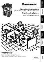 Panasonic DP-8025 Operating Instructions Manual предпросмотр