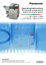 Panasonic DP-C354, DP-C264, DP-C323, DP-C263, DP-C213 Operating Instructions Manual предпросмотр