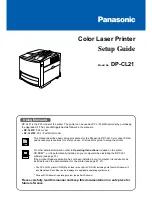 Panasonic DP-CL21 Series Setup Manual preview