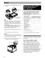 Preview for 16 page of Panasonic DP-CL21 Series Setup Manual