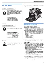 Предварительный просмотр 3 страницы Panasonic DP-MB300 Operating Instructions Manual